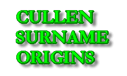 Cullen Surname Origins Title Graphic